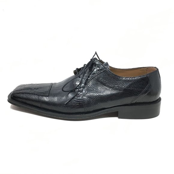 David Eden Oxfords Shoes Size 9.5 Black Croc Liz main image 6